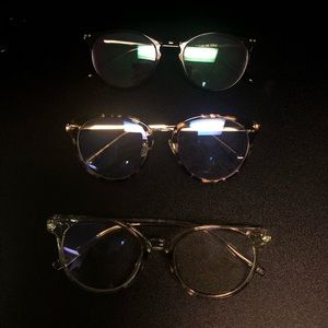 Lot of 3 blue light glasses 👓